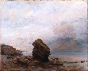 Gustave Courbet Isolated Rock France oil painting artist